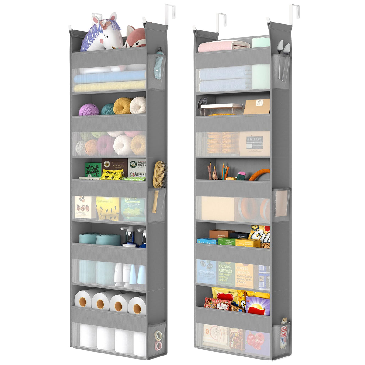 SONGMICS 5-Tier Over the Door Organizer, Foldable - Image 1