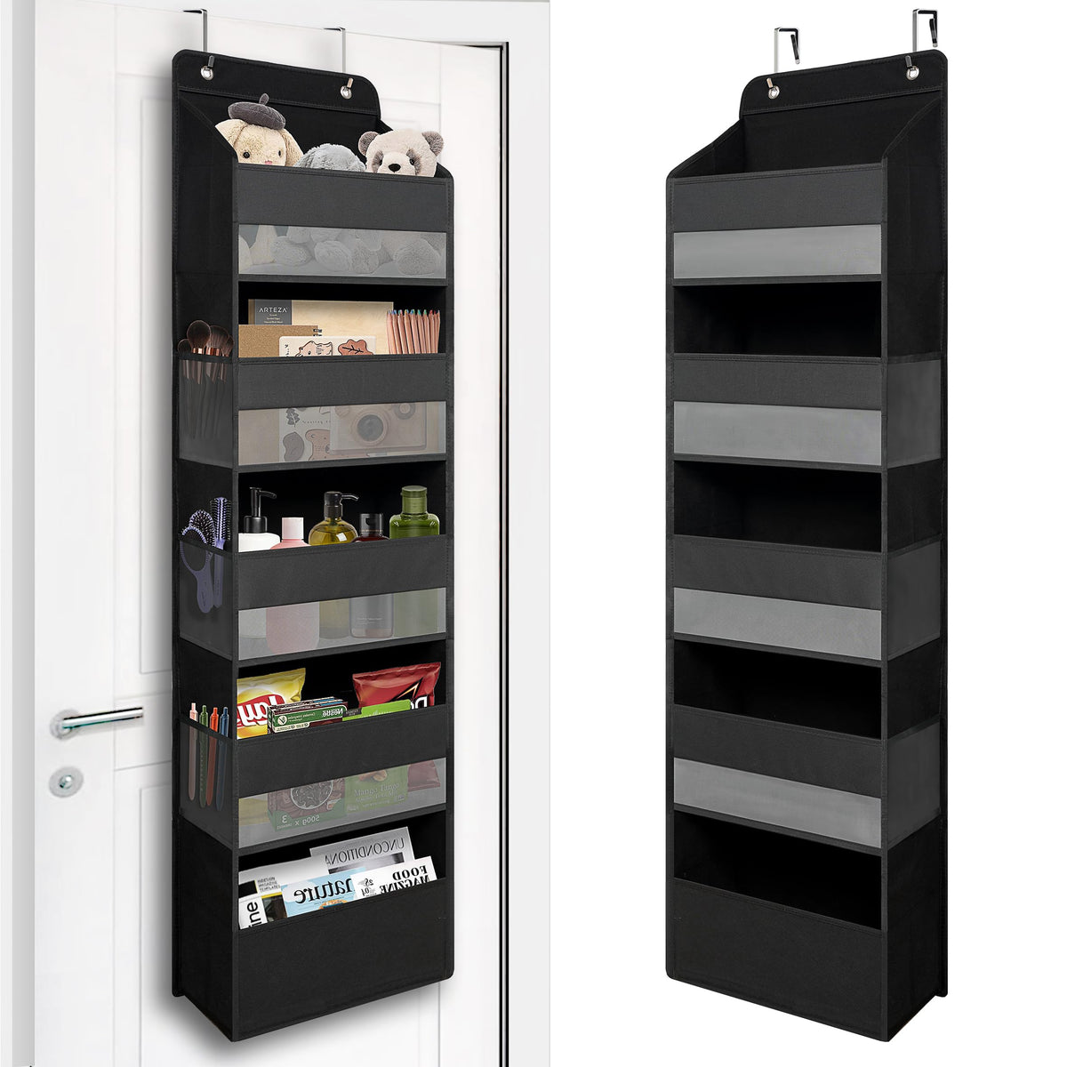 TYMENSH Over the Door Organizer for Bedroom Bathroom Pantry, 5 - Image 1