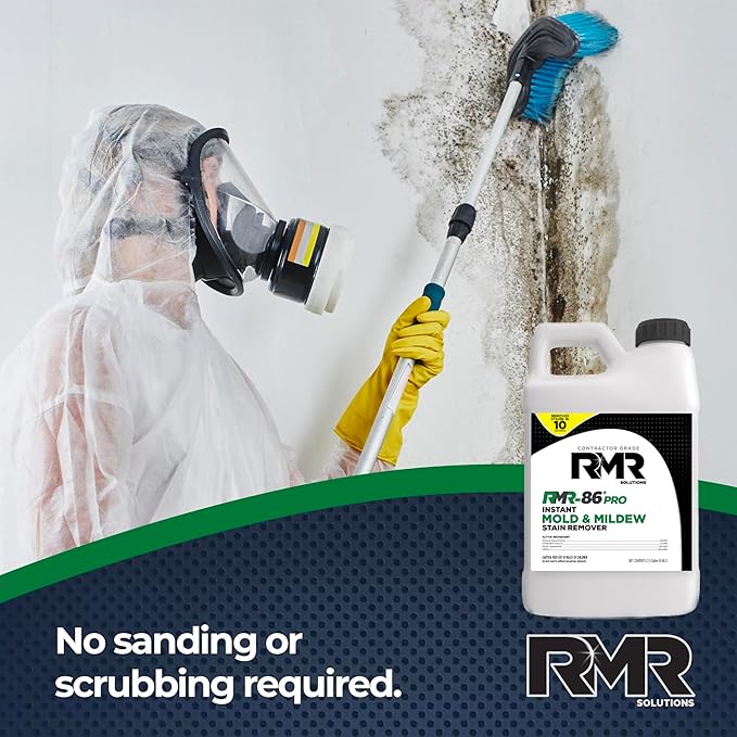 RMR-86 Pro Instant Mold & Mildew Stain Remover - Contractor Grade 2.5 Gallon 2-Pack