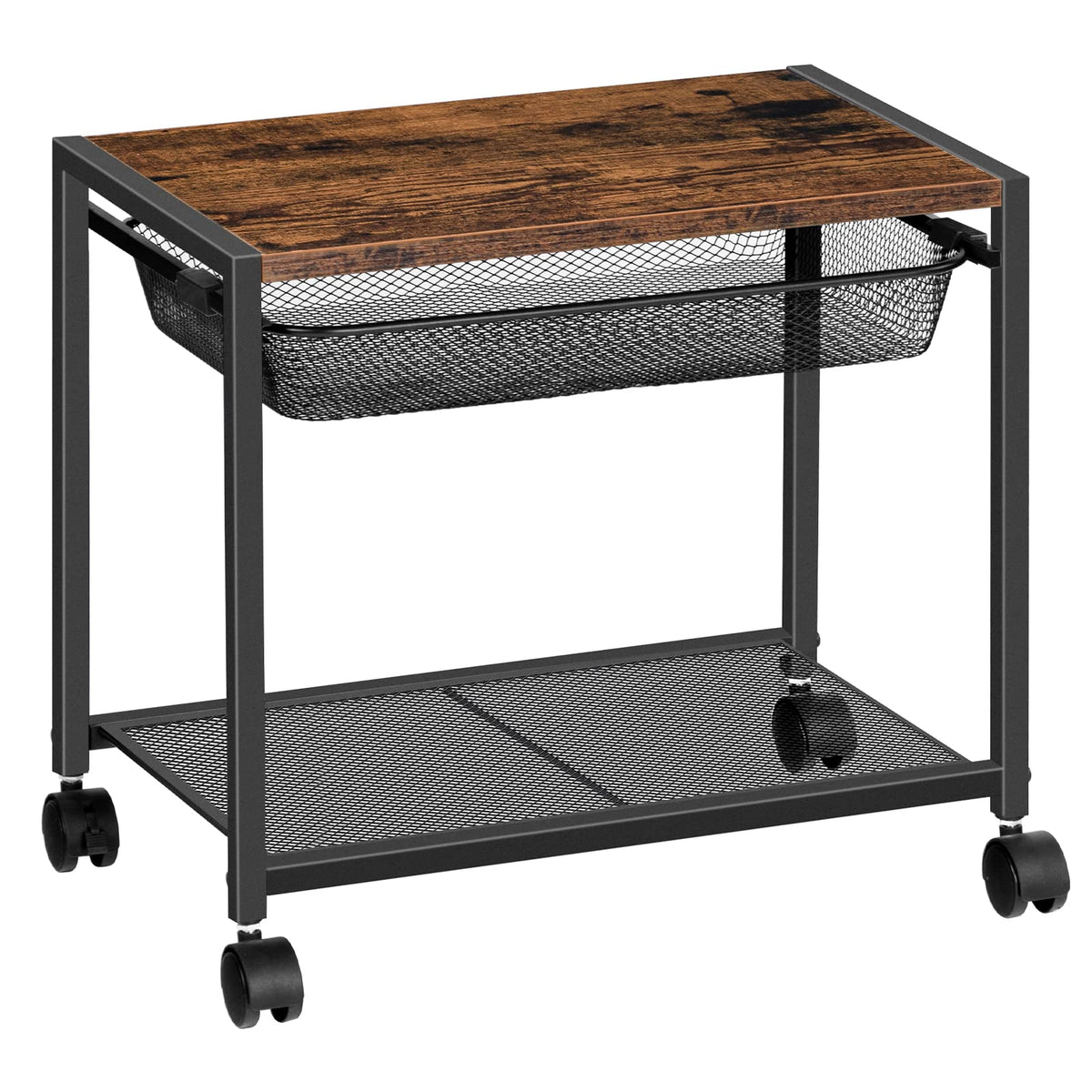HOOBRO Under Desk Printer Stand, Industrial Printer Cart - Image 1