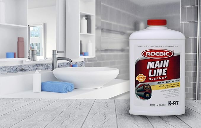 Roebic Main Line Cleaner + Septic Tank Treatment