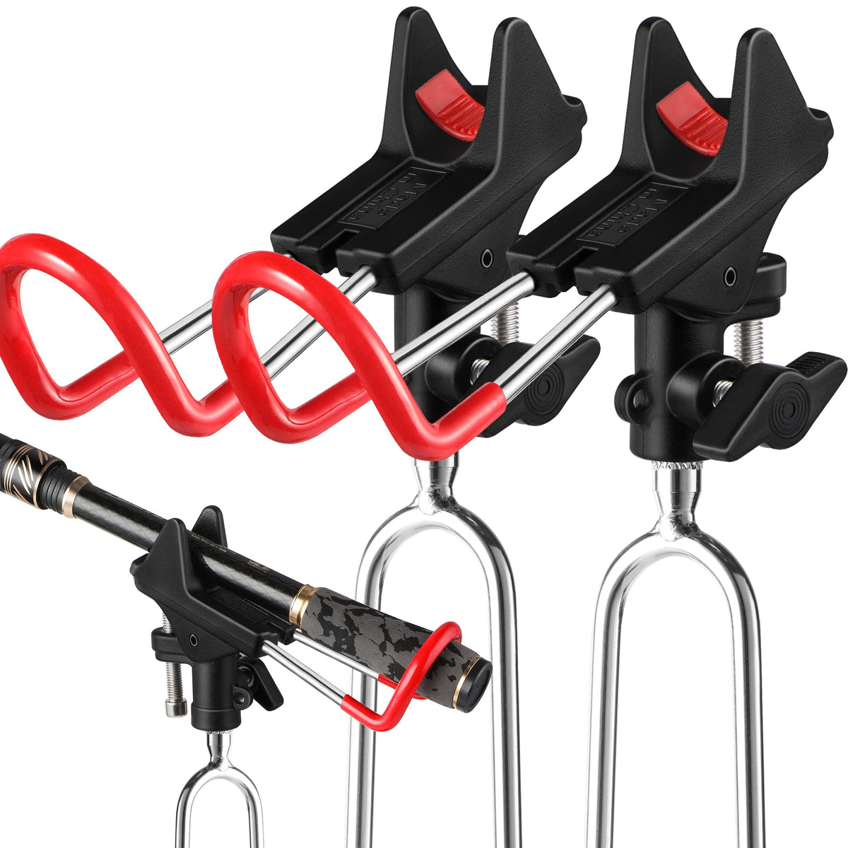 PLUSINNO Fishing Rod Holders - Upgraded 360 Degree - Image 1