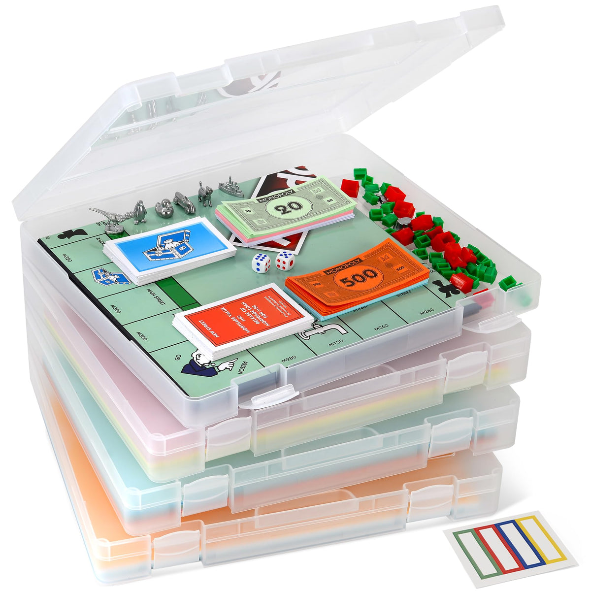 4-Pack Art & Craft Organizer Storage Case - Semi | Home Organization - Image 1