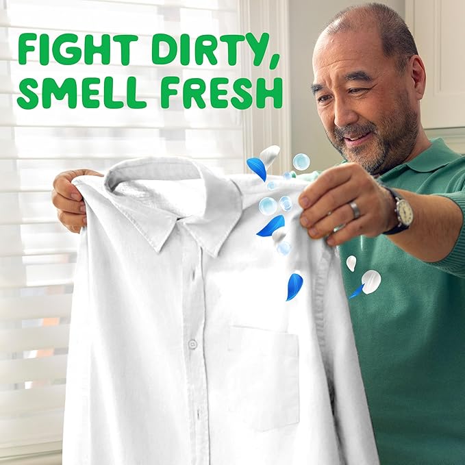 Gain Ultra Oxi Liquid Laundry Detergent, 107 loads, 154 fl oz, Waterfall Delight Scent, 2-in-1, HE Compatible