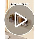 Diesisa Acrylic Wall Mounted Shower Caddy, Large - Image 8