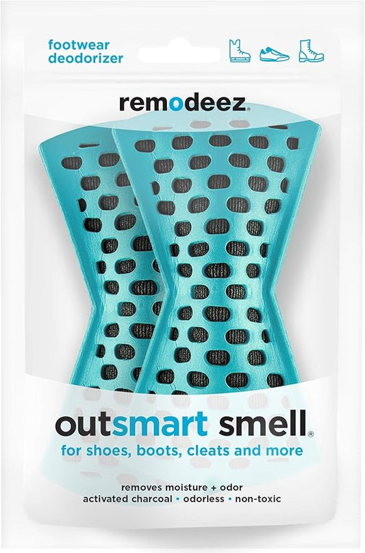 remodeez Activated Charcoal Shoe Deodorizer (Blue 1-Pair)
