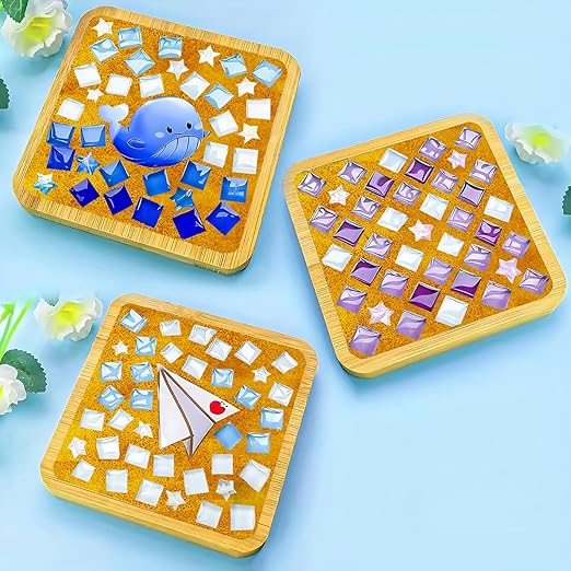 Mosaic Crystal Grout, Mosaics Tile Tools, Mosaic Tile Accessories – Essential for Handmade Grouting and Perfect for DIY Craft Projects (Gold, 6.3oz)