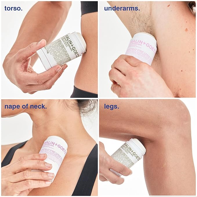 MALIN+GOETZ Otto Deodorant, natural effective odor & sweat defense, for all skin types, clear color, no residue/stains, free of aluminum, alcohol, baking soda, parabens, cruelty free 2.6 Fl Oz