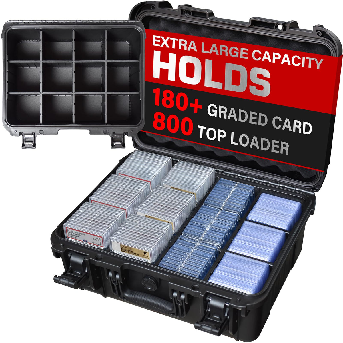 Graded Card Case Storage Box, Extra Large Trading Card Box - Image 1