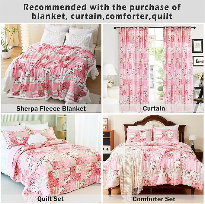 Skidproof Sofa Cover-Floral Sofa Slipcover with Elastic Straps-Easy Fit Slip Cover-Washable Furniture Protector for Pets and Kids(Sofa,Pink)