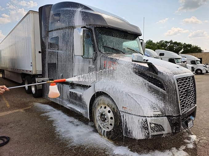 Wash Chems Pro50 Touchless One Step Car Wash Detergent Soap Concentrate - No Brushing, Commercial Grade Professional Auto Foam Cleaner Also Great for Trucks, RVs, Tractors (2.5 Gallons)