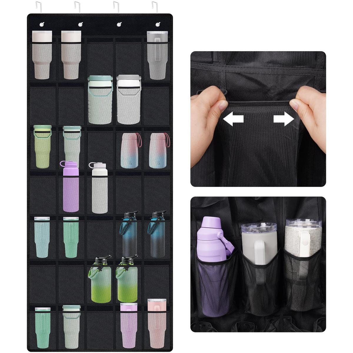 NiHome 35 Pockets Door Hanging Cup Organizer Fit for | All Products - Image 1