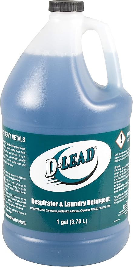 D-Lead Respirator and Laundry Detergent, 1 Gallon, 3235ES-001