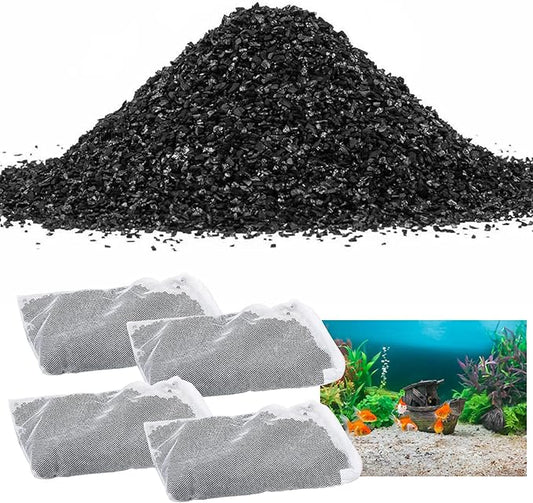 4 Pack Activated Carbon Inserts for AquaClear 70 Aquarium Filter,Carbon Media for Fluval Aqua Clear up to 70 Gallons Aquariums,Charcoal for Fish Tank Filter A1386