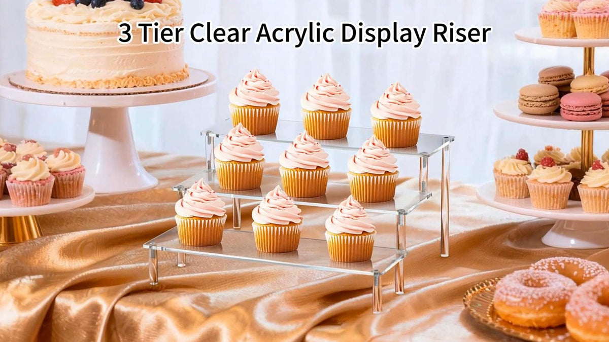 AZEAM Acrylic Display Riser, Clear Perfume Organizer | All Products - Image 8