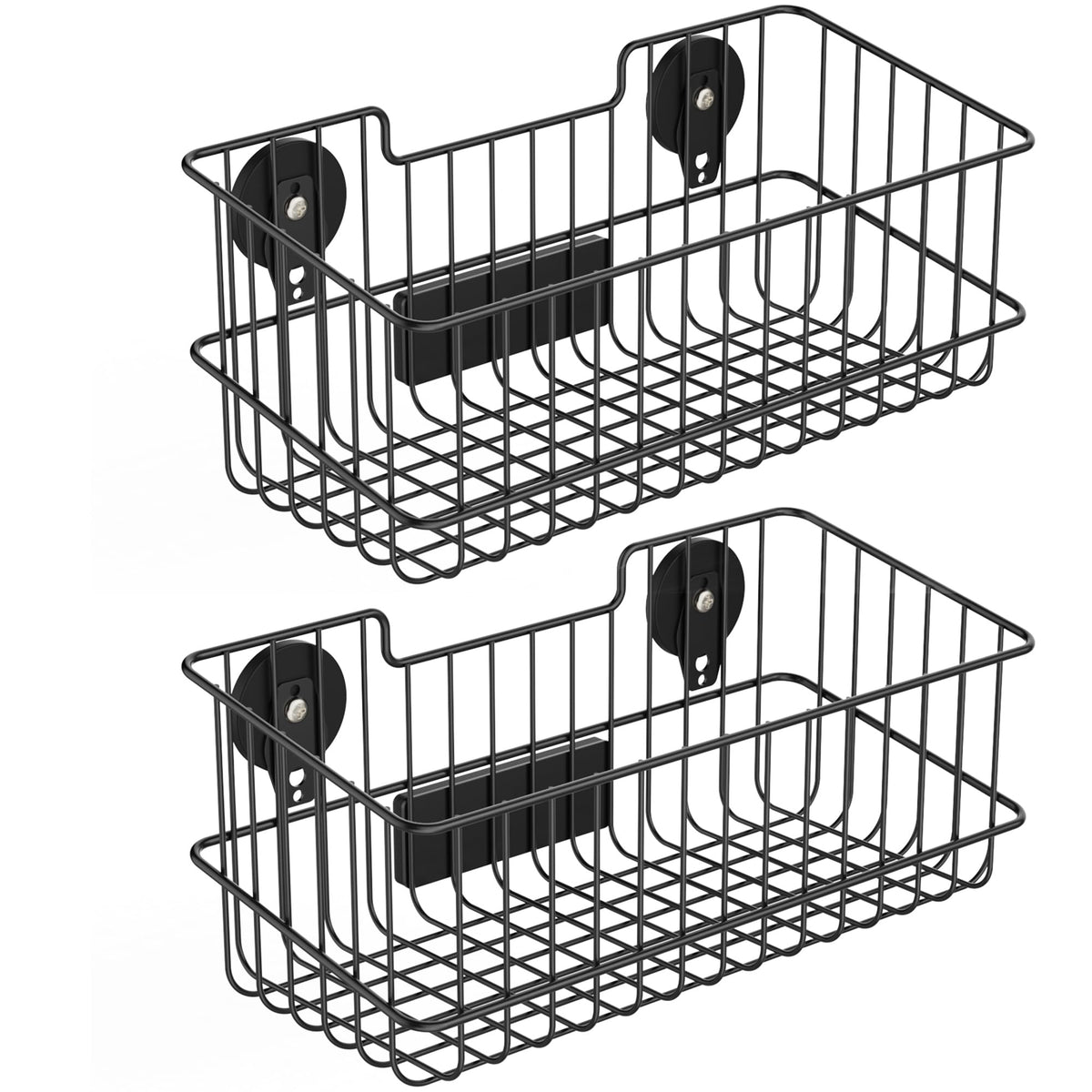 Magnetic Baskets, Large Capacity Metal Wire Mesh Basket - Image 1