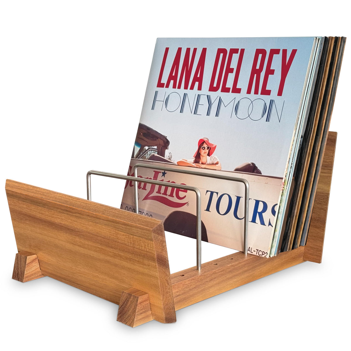 Vinyl Record Holder Stand & Storage Rack - Image 1