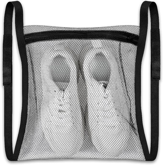 Sneaker Wash & Dry Net Bag Laundry Bags for Dryer Sneaker Large HoneyComber Mesh Bags with Zipper and Strap for Shoes Washing Mesh Net for Most Dryers Door 15.7" Large