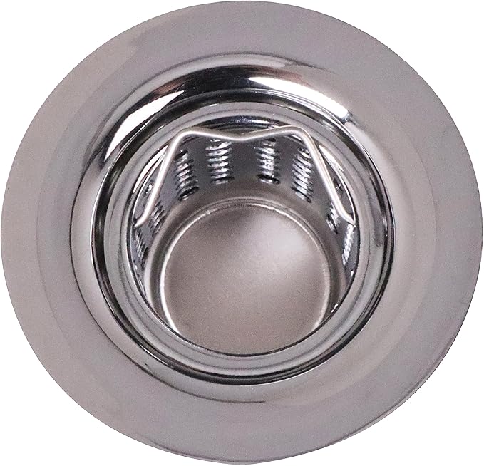 Westbrass A218-26 Junior Bar and Laundry Sink Drain Assembly with Removable Strainer Basket, Polished Chrome