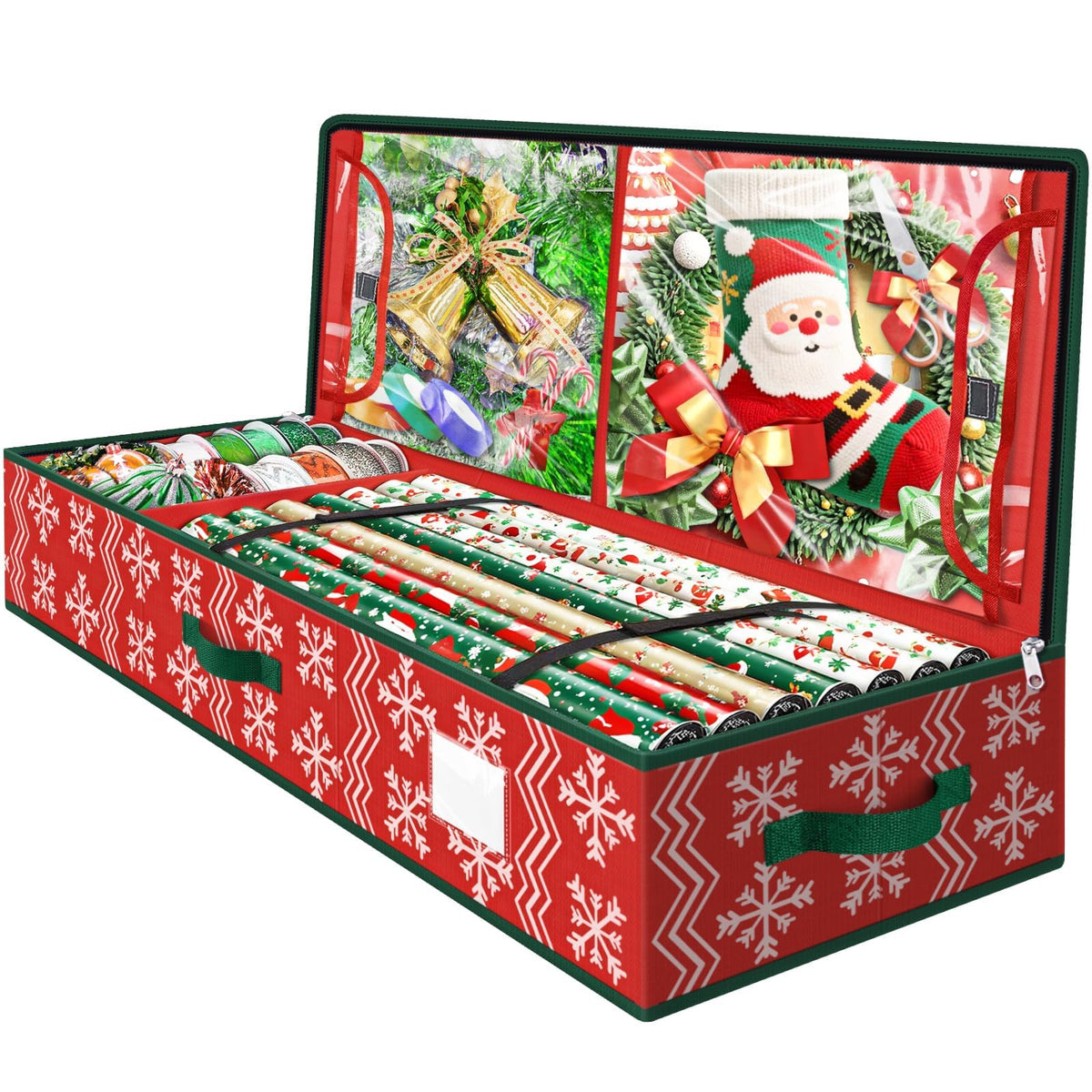 Wrapping Paper Organizer Storage for Christmas, Wave - Image 1