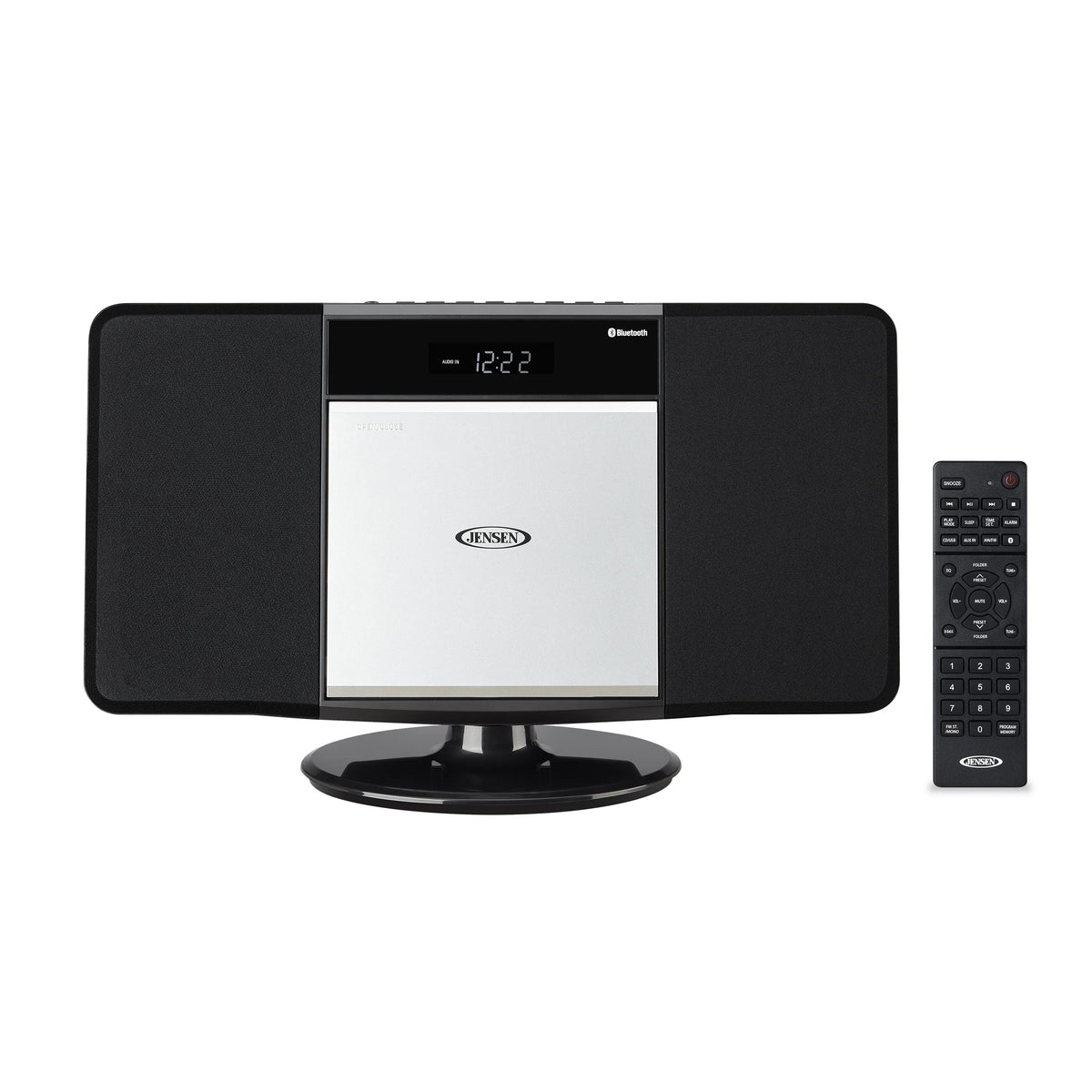 Jensen® JBS-300 Home Bluetooth Stereo Shelf Music System Speakers - Image 1