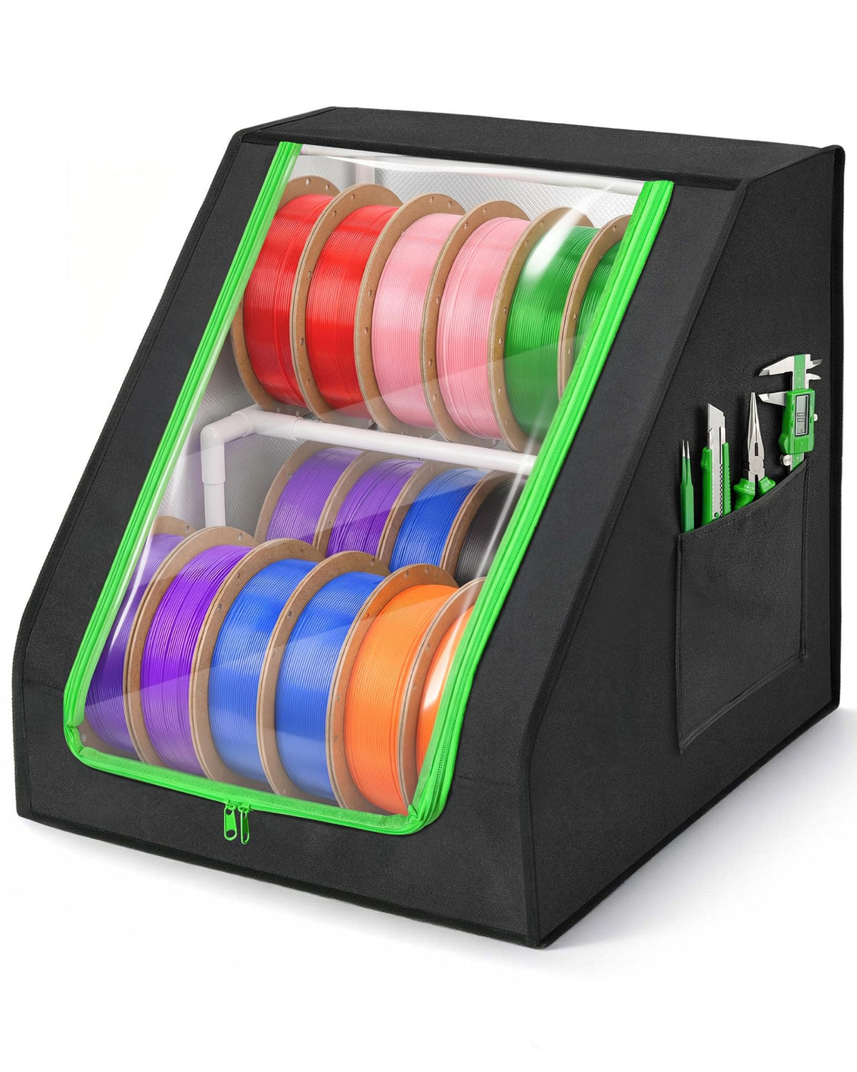 Bulado 3D Printer Filament Storage Box, 21-Spool 2-Tier - Image 1