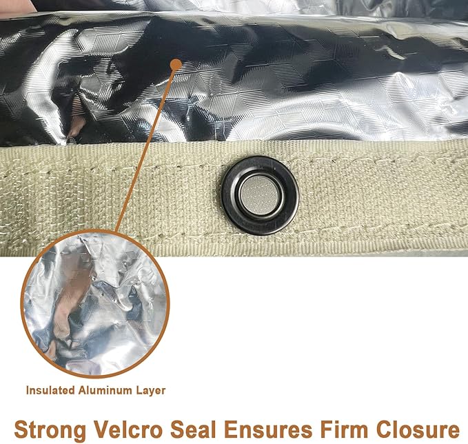 Backflow Preventer Insulation Cover,Pipe Insulation,Outdoor Pipe Covers For Winter Freeze Protection,Outdoor Faucet Covers For Winter Freeze Protection,Insulated Pipe Covers For Outside (16w*20h)