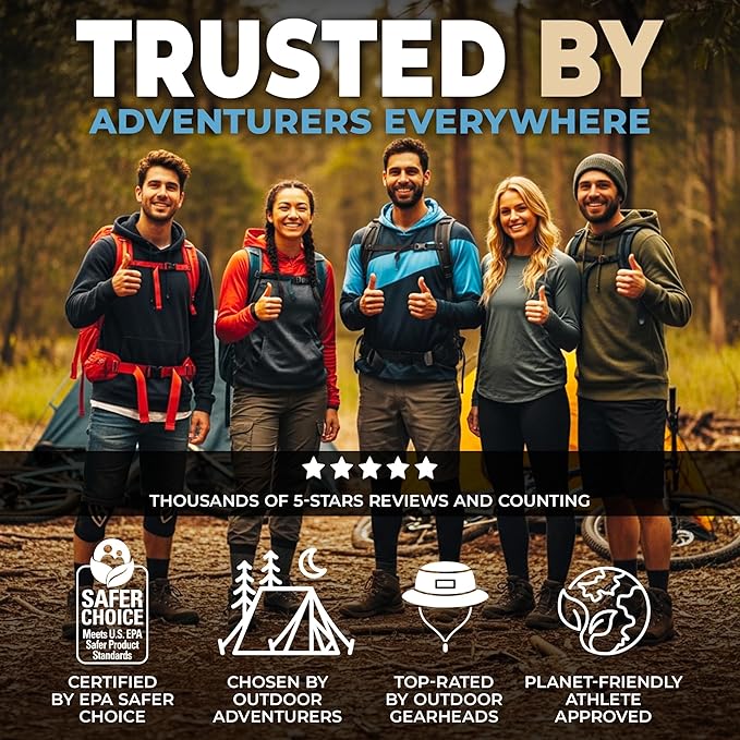 Laundry Detergent, 92 Load. Unscented Enzyme Laundry Detergent Powder. Activewear, Outdoor Gear Cleaning Supplies w/Odor & Stain Removers. Provensafe™ Washing Soda Fabric Stripper for All Fabrics