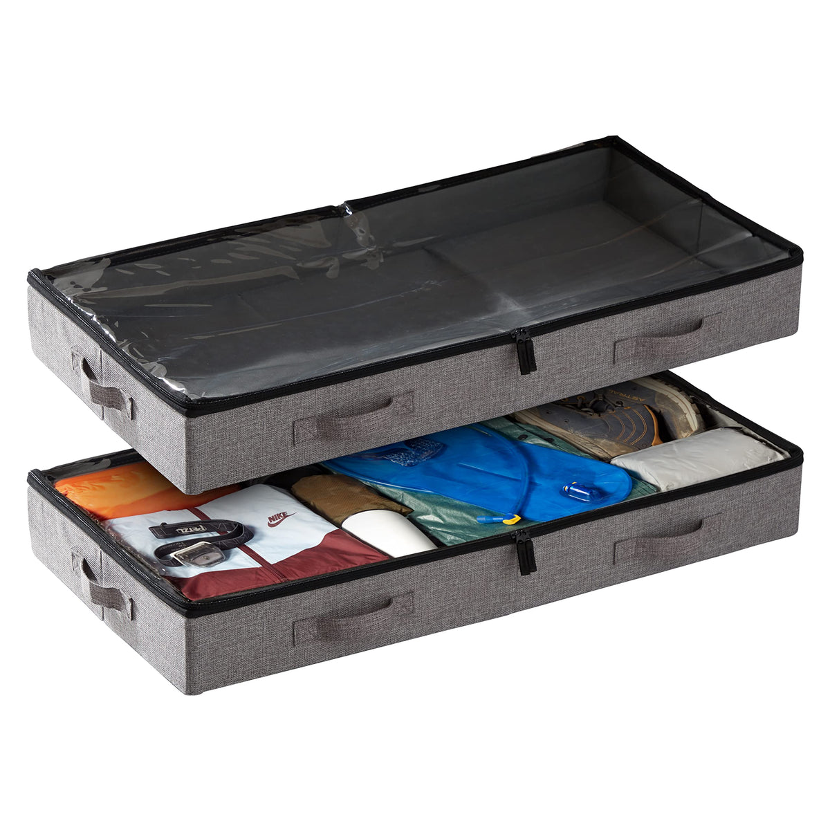 storageLAB Under Bed Storage Containers, Low Profile Underbed - Image 1