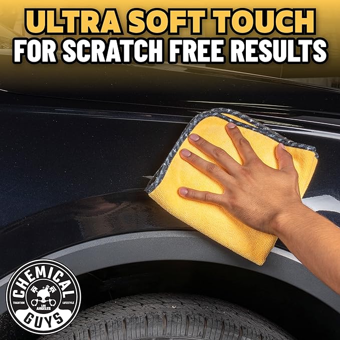 Chemical Guys ACC503 Mr. Sprayer Pressure Atomizer & Pump Sprayer (50 oz Bottle) + CWS209 Swift Wipe Sprayable Waterless Car Wash, 128 fl oz + MIC_506_12 Microfiber Towels, Gold (16"x16") 12 Pack