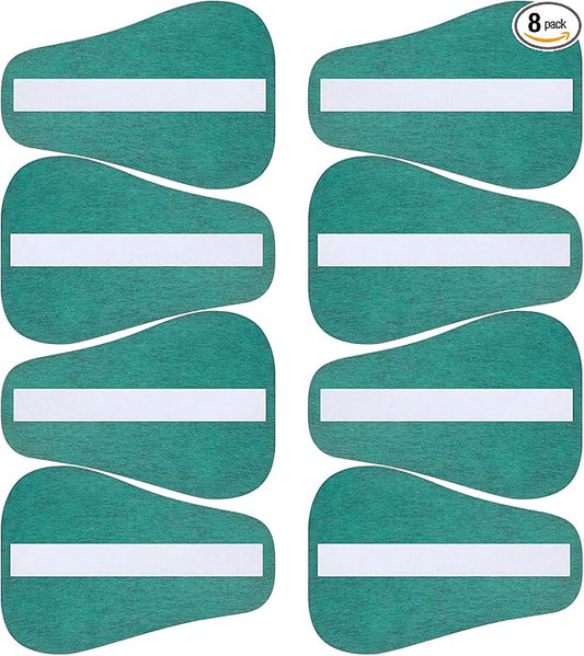 Jutom 8 Pcs Charcoal Underwear Flatulence Pads Deodorizer Women Men High Absorption Charcoal Pad Flatulence Filtering Absorb Odor Unpleasant Smells for Adults Home Car Pet Bathroom Basement(Green)