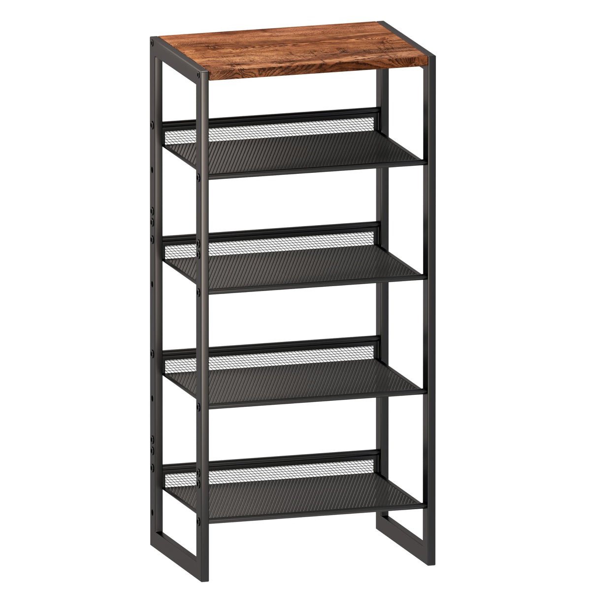 CHEMPFR Narrow 5-Tier Shoe Rack, Slim Space-Saving Shelf - Image 1