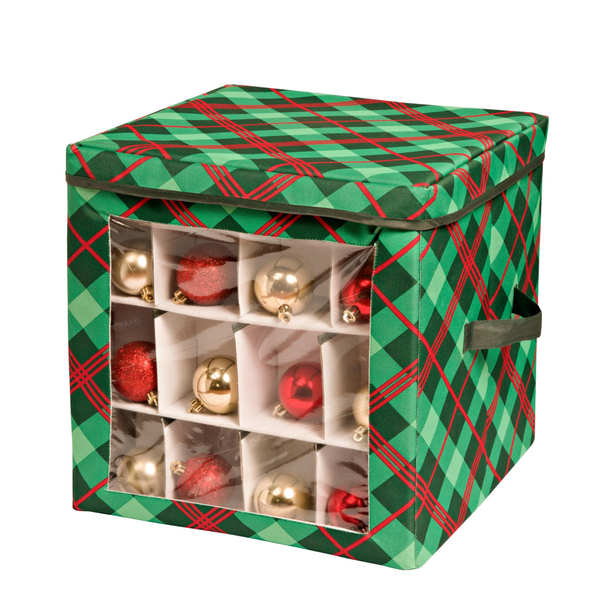 Honey-Can-Do Ornament Storage Box, Store up to 48 | Home Organization - Image 1