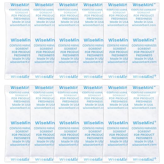 200Pcs 5g Desiccant Packs, Premium Silica Gel Packets, Food Safe Desiccant for Storage, Moisture Absorbers Pack