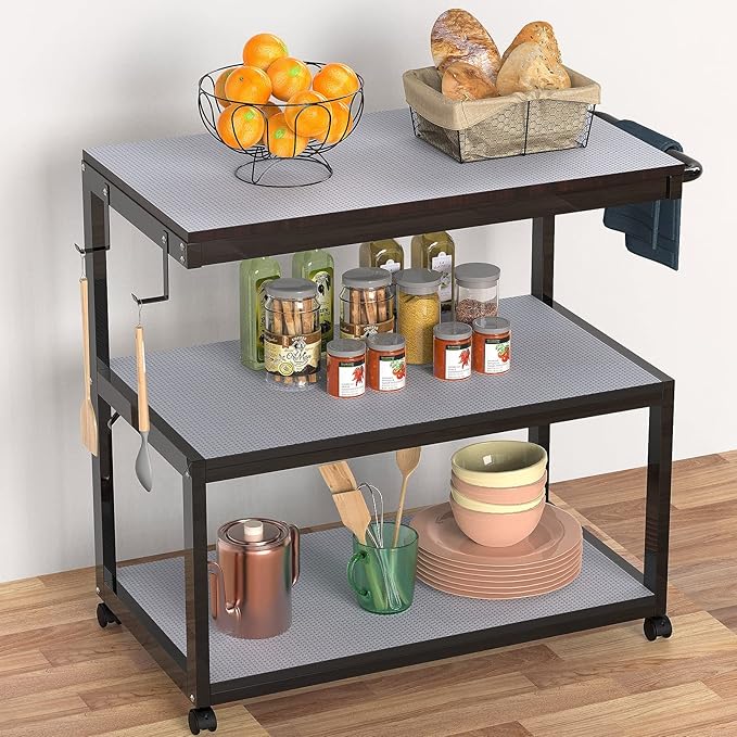 Shelf Liners for Kitchen Cabinet Refrigerator Liners Waterproof Kitchen Cupboard Liner Drawer Mats EVA Material Non Adhesive Fridge Mats for Shelves Clear 17.5 x 157.4 Inches