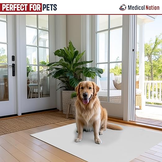 Sticky Mat - 36" x 45" - 120 White Sheets (Pack of 4 Mats - 30 Sheets per Mat) for Clean Rooms, Construction, Medical Facilities, Laboratories, Hospitals and Pets - Tacky Adhesive Mats