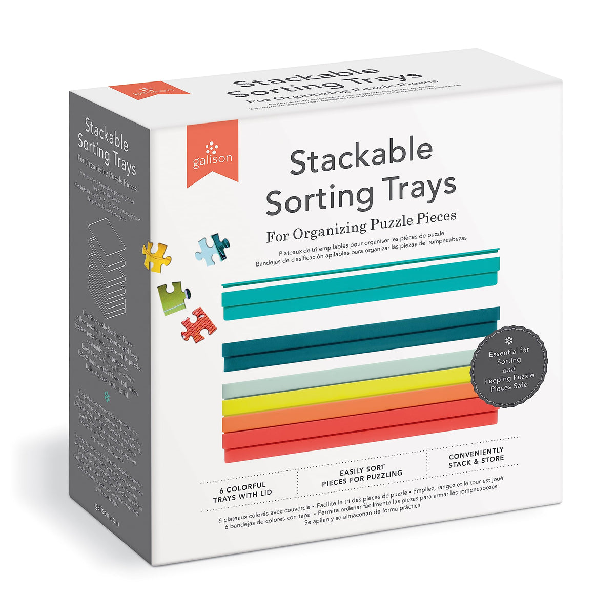 Galison - Puzzle Sorting Tray Set for Adults - Image 1