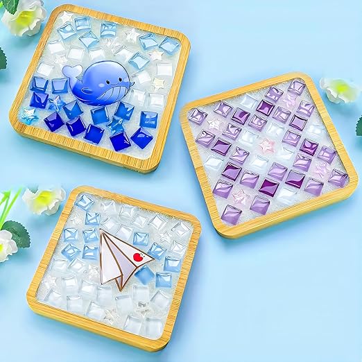 Mosaic Crystal Grout, Mosaics Tile Tools, Mosaic Tile Accessories – Essential for Handmade Grouting and Perfect for DIY Craft Projects (Translucent, 4.5oz)
