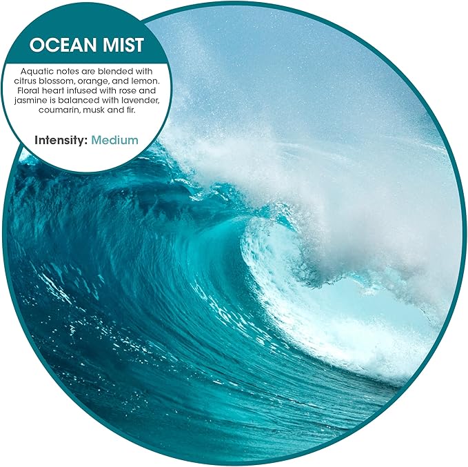 Fresh Products Eco Bowl Clip Air Freshener Versatile Design Toilet Freshener Trash Freshener Chemical Free Natural Oils Discreet Lasts 30 Days Made in the USA Ocean Mist 12 pk
