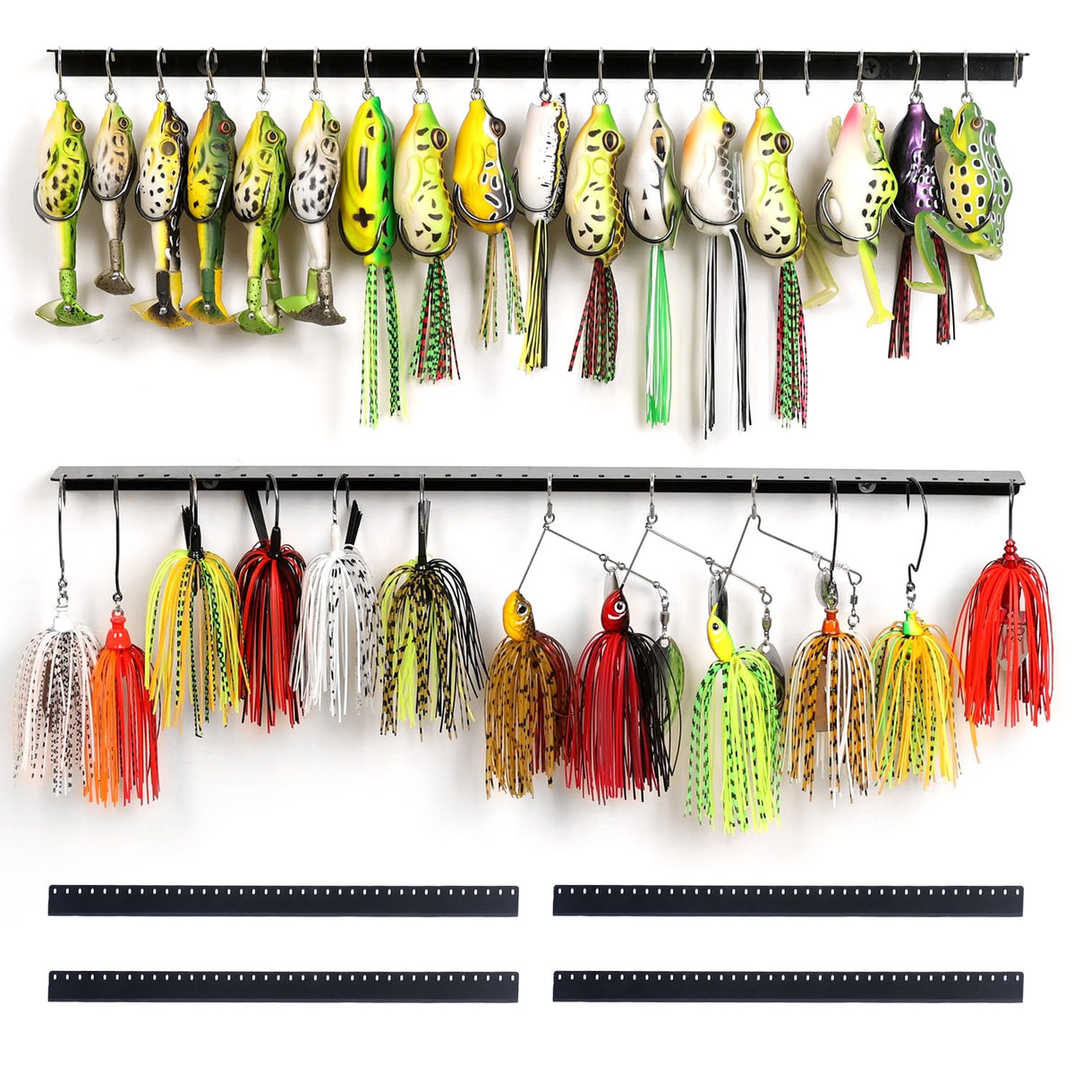VEYWANE Fishing Lure Display Storage Racks, 15" Wall Mount - Image 1