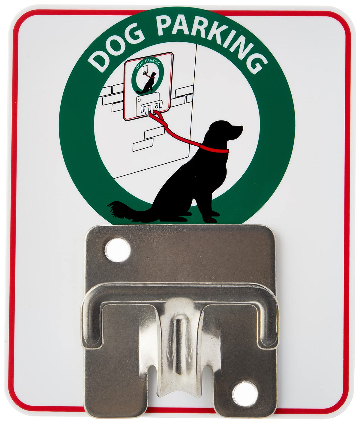 MDC Dog Parking Hook – Secure Stainless Steel Tether Point - Image 1