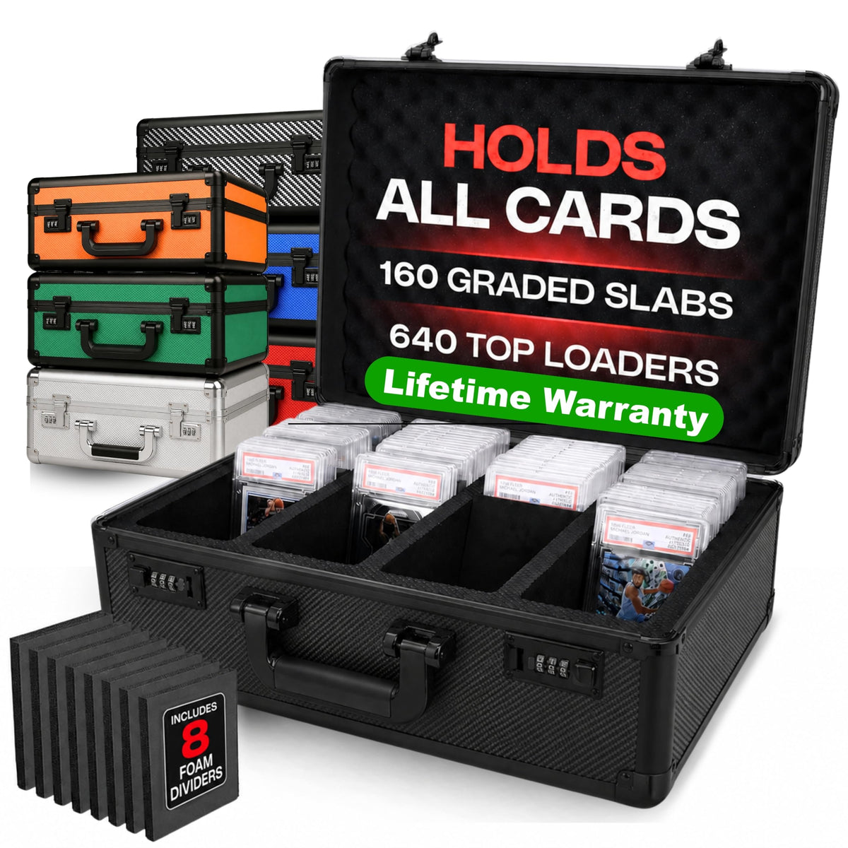 VALUN 160+ Premium Graded Card Storage Box - PSA Slab Case - Image 1