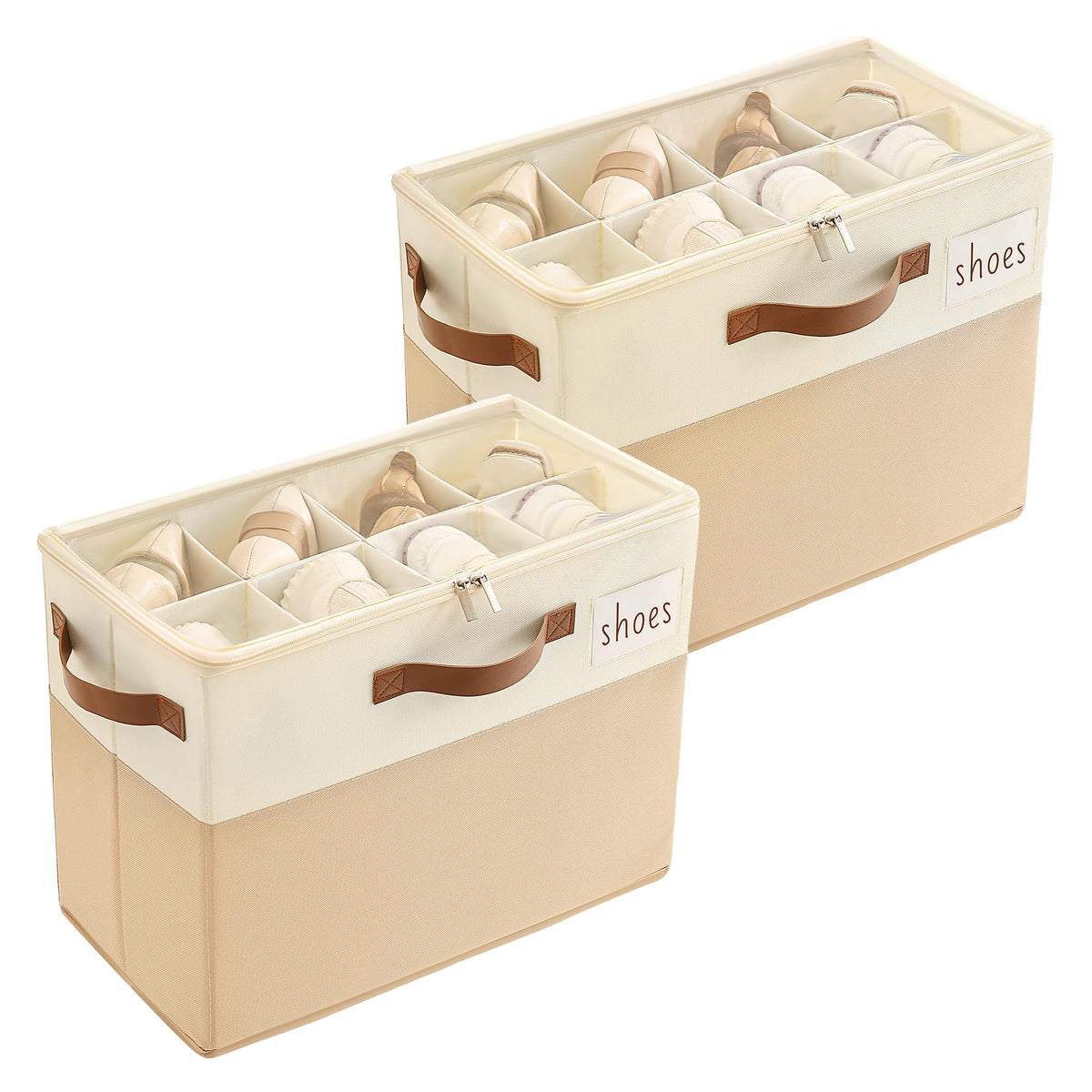 Varhomax Shoe Organizer Box for Closet, Small Fabric | All Products - Image 1