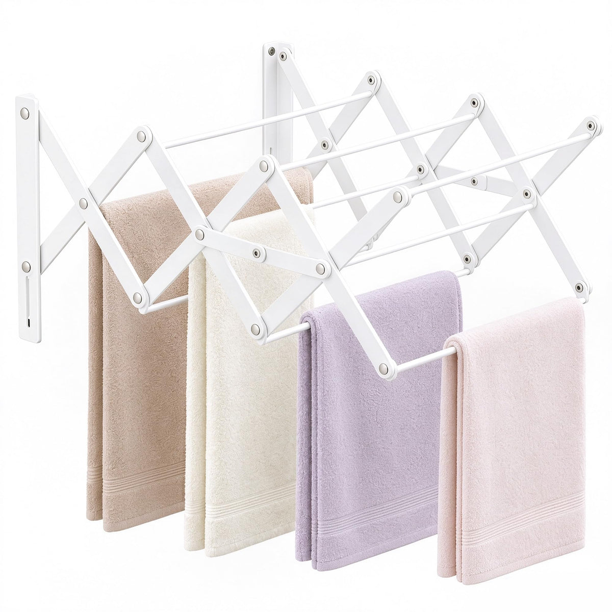 STORAGE MANIAC Wall Mounted Clothes Drying Rack | Home Organization - Image 1