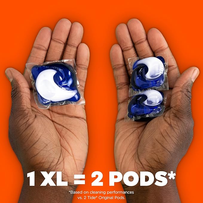 Tide Power Pods Sport Laundry Detergent Pacs, 32 Count, Advanced Sweat + Stain Fighter