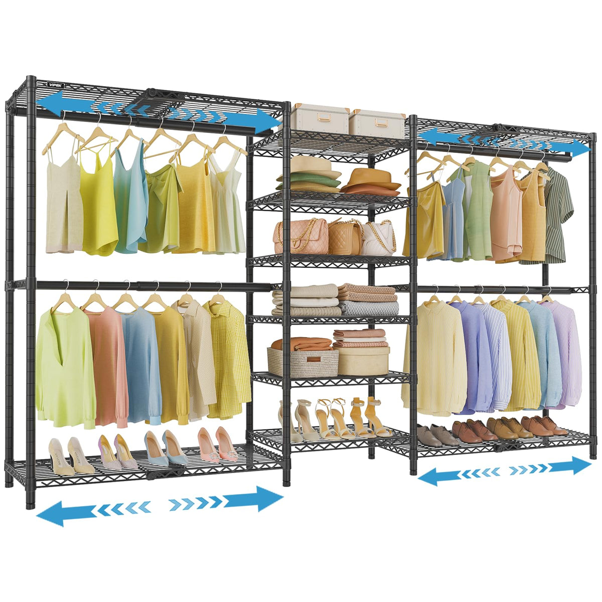 VIPEK X3 Plus Large Expandable Closet Rack Wardrobe Closet - Image 1