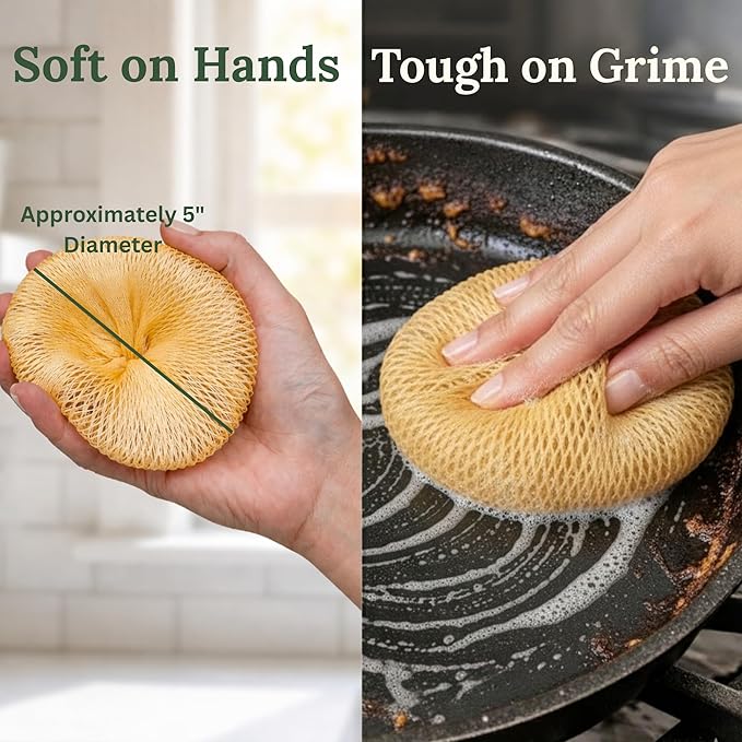 Dish Scrubber for Washing Dishes – JUMI Breezi Mesh Scrubbers 3-Pack, Non-Scratch, Multi-Purpose, Fast-Drying, Odor-Free Cleaning Scrubbers. Kitchen Sponges, Sponges Kitchen, Dish Sponge Alternative.