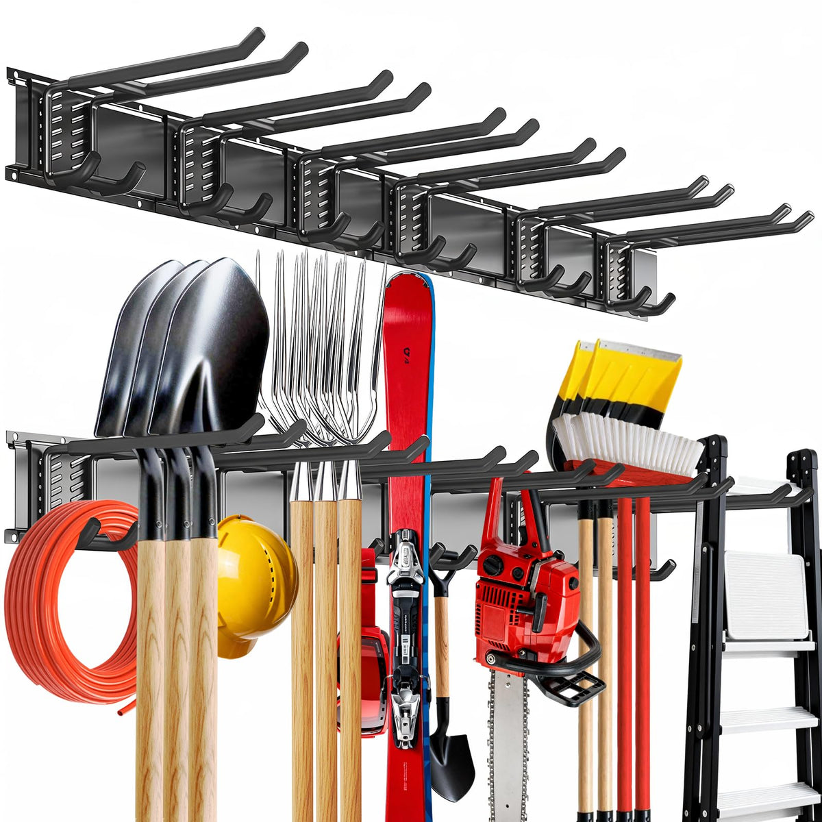 Garage Tool Organizer Wall Mount, 48inch Heavy-Duty Garage - Image 1