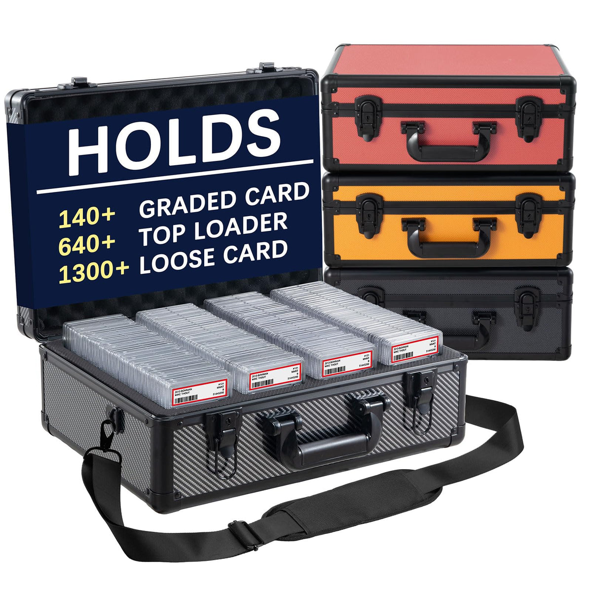 Graded Card Storage Box – Aluminum Alloy Trading Cards - Image 1