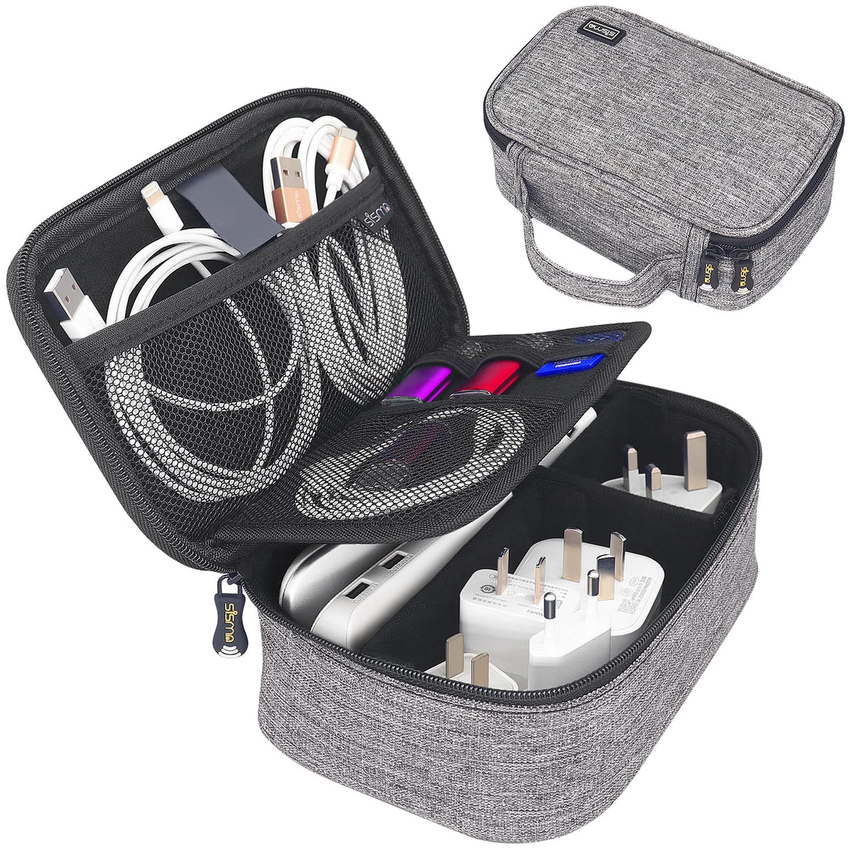 sisma Electronics Organizer Travel Tech Accessories - Image 1